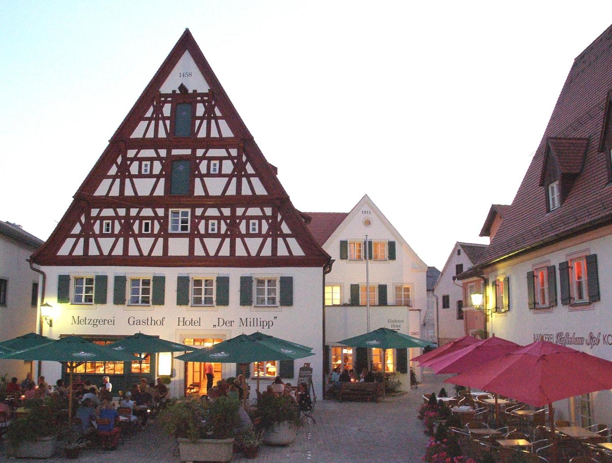 Metzgerei Gasthof Romantik Hotel Der Millipp Beilngries Eksteriør billede